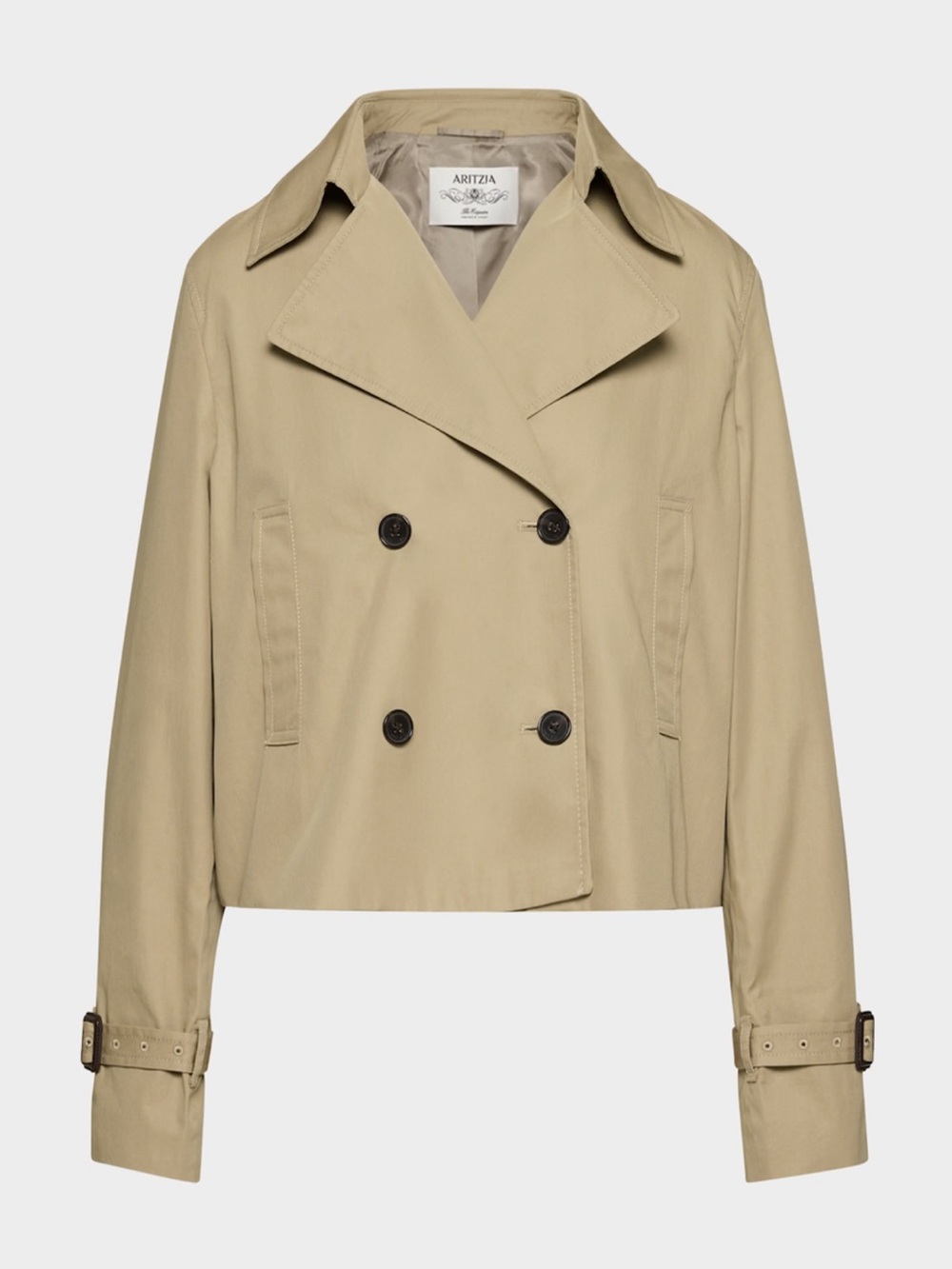 Aritzia Esquire Short Trench Coat - City Twill in XL